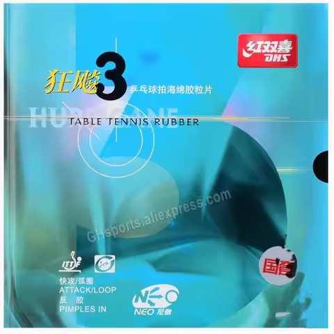 DHS NEO National hurricane 3 hurricane3 NEO table tennis rubber orange sponge ma long use loop table