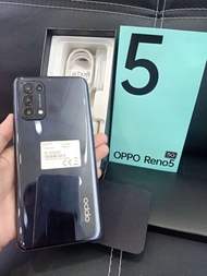 oppo reno 5 5G ram 8/128 gb second mulus fullset