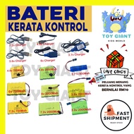 8.4V(2000Mah)7.2V(2000Mah)6.0V,4.8V,3.7V(2000Mah/14500)Bateri Kereta Control Rc Car Rechargeable Bat