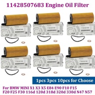 1/3/10PCS Engine Oil Filter 11428507683 HU6004X For BMW X5 X3 116d 120d 328d 535d E84 E90 F06 F35 F1