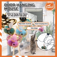 CATTO Cat Mouse Hanging Toy Bouncing Hanging Plush Mice Fun Self Play Door Teaser Pet Dog Mainan Kuc