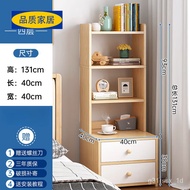 HY-JD Eco Ikea【Official direct sales】Bedside Table with Bookshelf Simple Modern Small Household Bedroom Bedside Cabinet