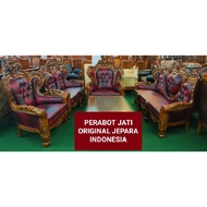 JATI ORIGINAL JEPARA INDONESIA 💯 SET SOFA JATI MEWAH &amp; SET BESAR