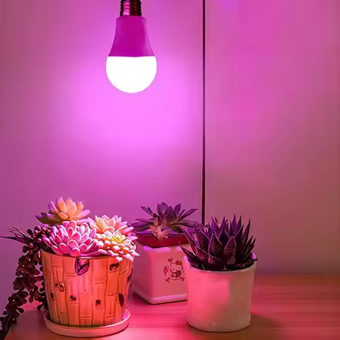 Grow Light Bulbs LED Grow Lamp A19/A60 Full Spectrum Grow Light Bulb Plant Light Bulbs E27 Base 11W 