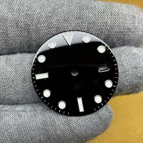 Substitute clean factory luminous black Watch dial compatible For 116610LN Sub 3135 movement