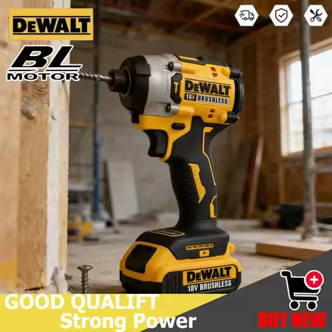Dewalt DCF860 Cordless Brushless Electric Screwdriver Impact Function 20V Battery 282N.m Lightweight