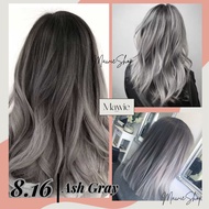 Bremod 8.16 Ash Gray Hair Color set with oxidizer (6%, 9% or 12%)