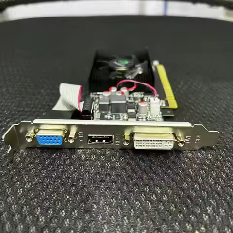 GT730 2GB independent graphics card DDR3 memory, half-height knife card, small chassis, dual-screen 