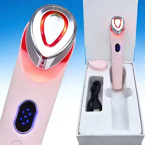 7 Colors Age-R Booster Pro Facial Skin Care Beauty Device EMS Microcurrent Lift Massager Home Use-Va