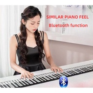 Keyboard Piano, 88Keys Electronic Hand Roll Piano,  Smart Multifunction Portable Flexible Silicone P