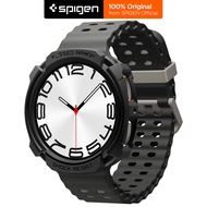 SPIGEN Case for Galaxy Watch 8 44mm / 40mm [Rugged Armor] Carbon Fiber Design with Flexible and Dura