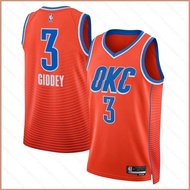 HQ2 NBA Oklahoma City Thunder Josh Giddey Swingman Jersey Statement Edition Child Adult Plus Size QH