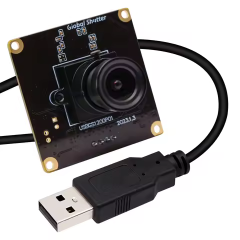 Global Shutter 1080P 90fps USB Camera Module Aptina AR0234 Color Sensor UVC Plug Play Driverless USB