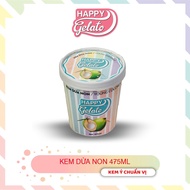 [Siêu tốc HCM] Kem dừa non Happy Gelato Chính Hãng (có voucher giảm)