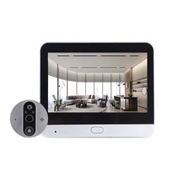 [brand new] Peephole Camera WiFi 1080P 4.3in HD 2 Way Peep Hole Cameras Visual Doorbell PIR