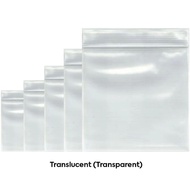 PLASTIC ZIPPER BAG 5x8 6x9 7x10 8x12 9x14 10x16 (100PCS)