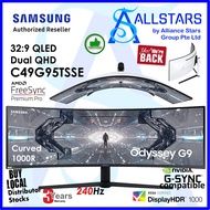 Samsung Odyssey G9 C49G95TSSE 49 inch DQHD Monitor With 1000R Curved Display (Warranty 3years)