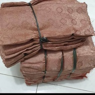 kain batik dobi polos warna coklat