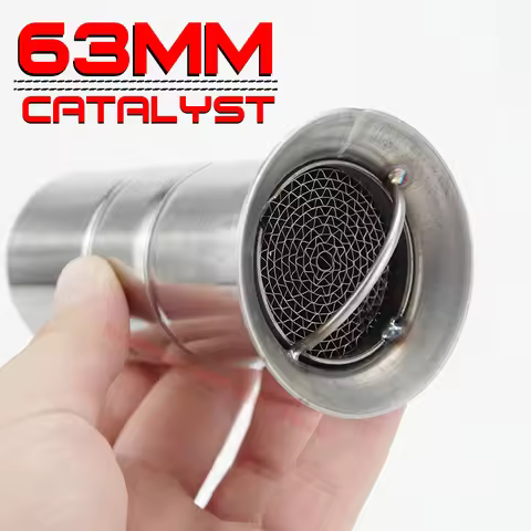 63mm Motorcycle Auto Exhaust Catalyst Muffler DB Killer 63mm Silencer Escape Sound Reducer for Yoshi