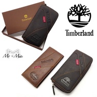 TL｜Timberland Long Wallet ZIP Leather （with box）lelaki dompet gift fatherday quality baik 男士长版拉链钱包