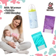 Moo Baby Wireless Portable Bottle Warmer Baby Warmer Usb Bottle Warmer Pemanas Susu Baby Travel Port