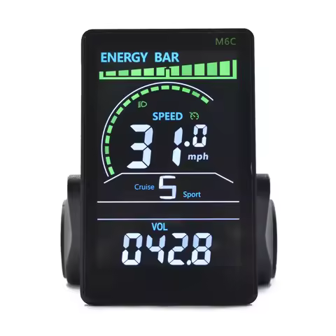 M6C Bicycle Digital Stopwatch Sports Computer Mountain Electric Bike Electric Bike Accessories Digit