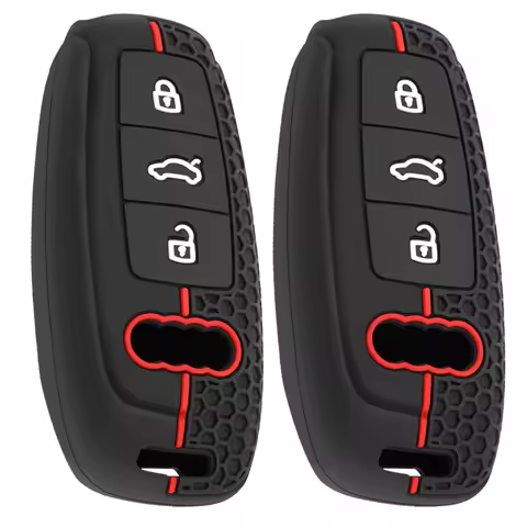 Silicone Car Smart Key Case Cover For Audi A3 8Y A4 A6 A7 A8 E-tron Q5 Q8 C8 D5 Auto Styling Protect