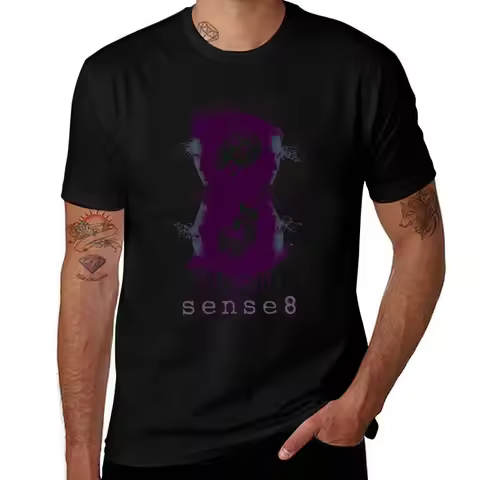 Sense8 burst T-Shirt Gym Wear Breathable Short Sleeve Tee