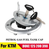For KTM DUKE 125 200 390 DUKE Petrol Gas Fuel Tank Cap Cover With Key Go Kart Quad Dirt Bike Snow Mo