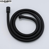 Black shower hose 1.5 m stainless steel shower hose encryption black shower hose