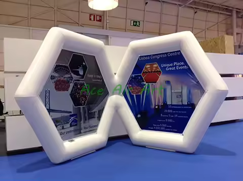 Hot sale inflatable exhibition stands, portable booth stand,inflatable exhibition divider for advert