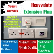 (READY STOCK) HEAVY DUTY WALL EXTENSION PLUG