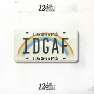 idgaf waterproof sticker by 124ilu