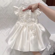 2026056  Girl's first birthday dress  emcee wedding dress  piano performance princess dress