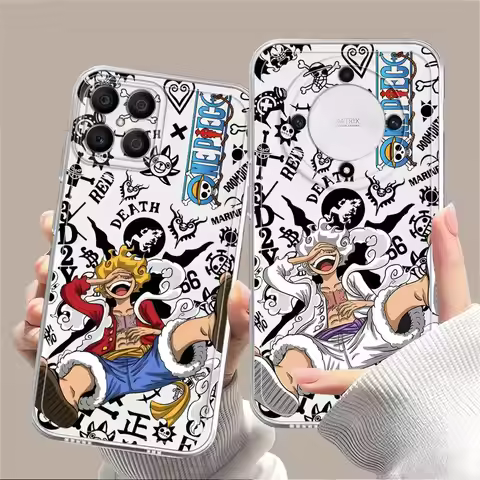 One Piece Luffys Gear 5 Case for Honor X7b X9b X8a 90 Lite X9a X8 X8b Soft Phone Cover