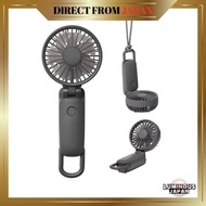 RHYTHM Handheld Fan 2025 High Airflow Silent 3WAY (Handheld, Neck-hanging, Desktop) [Domestic Manufa