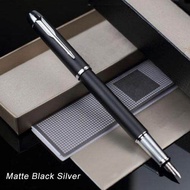 Parker IM Bút Máy Trang Trí Chrome Màu Đen Tốt Với Hộp Quà Tặng
