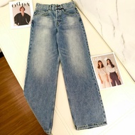 AAA+2025 CE Autumn Retro High-Waist Straight Jeans