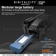 (2600mah) 3PCS Drone Rechargeable Lithium Battery for E88/E99/K3 Pro/P5 Pro RC Quadcopter Drone Repl