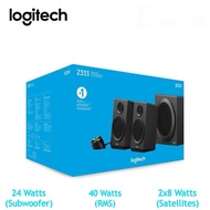 Logitech Z333 Multi media 2.1 Speaker Bold Sound Speaker System with Subwoofer *display set clearanc