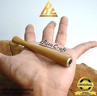 (Mk) Cangklong Pipa Rokok Once Kayu Cendana Asli Wangi Unik Terbaik Kualitas Terbaik