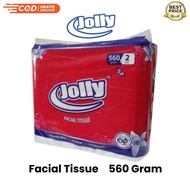 Jolly Facial Tissue 560 Gram / Facial Tissue / Facial Tissue / Kiloan Tissue / Reffil Tissue