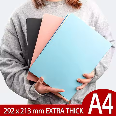 400pages A4 Large Notepad Notebooks and Journals Daily Planner Horizontal Line Blank Paper Office 36