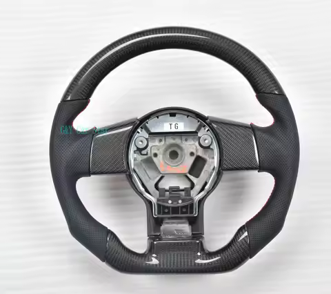 Steering Wheel Carbon Fiber Leather Car For Nissan 350Z Z33 Infiniti FX35 2004-2008