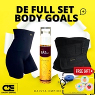 (READY STOCK) DE FULL SET BODY GOALS (Bengkung & Girdle & Lotion) by (Daisya Empire)