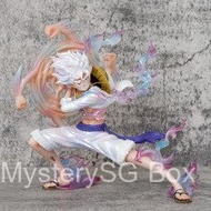 One Piece merchandise: Sun God Luffy desktop figurine, original Luffy Nini ornament, 2D card figure