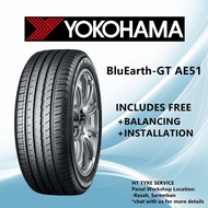 YOKOHAMA BluEarth-GT AE51 17 18 19 20 inch Tyre Tayar Tire (Free Installation/ Delivery)