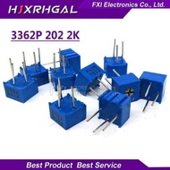 10pcs 3362P-1-202LF 3362P 2K ohm 3362P-1-202 3362P-202 3362 P202 202 Trimpot Trimmer Potentiometer V