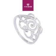 HABIB 750/18K White Gold Ring GRT291