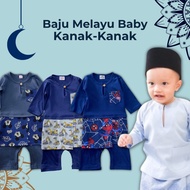 BAJU RAYA BAJU BUDAK BAJU MELAYU BAYI BAJU MELAYU NEWBORN BIRU NAVY BLUE ROYAL BLUE BLUE BLACK BIRU 